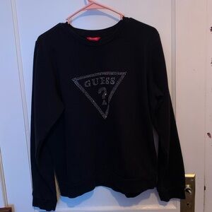 Black long sleeve GUESS shirt